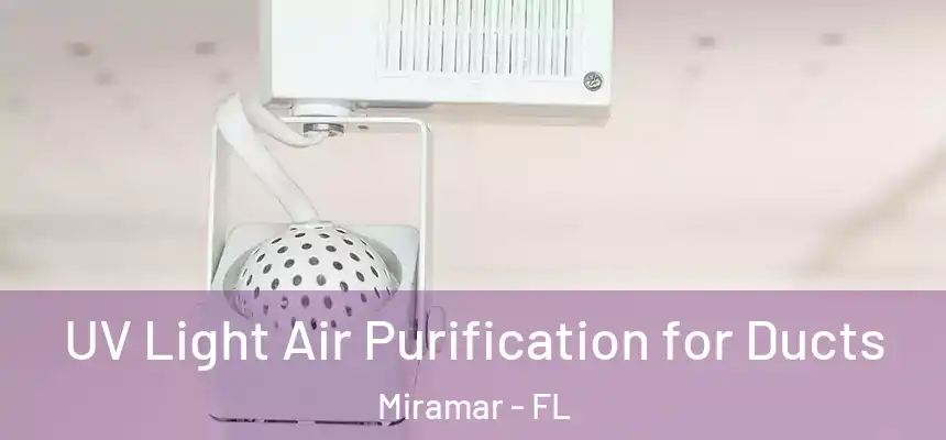  UV Light Air Purification for Ducts Miramar - FL